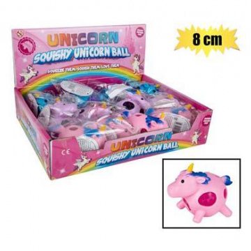 ANIMALS SQUEEZE WATER BABY UNICORN 8cm